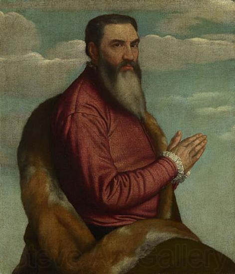 MORETTO da Brescia Praying Man with a Long Beard Spain oil painting art